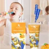 Orange flavor probiotic kids toothpaste fearless of sweets – safe anti-cavity protection for ages 2-12, OEM private label customization Orange flavor probiotic kids toothpaste fearless of sweets – safe anti-cavity protection for ages 2-12, OEM private label customization