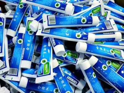 Private label e personalizzato dentifricio prodotti esposti dai principali OEM produttori di dentifricio