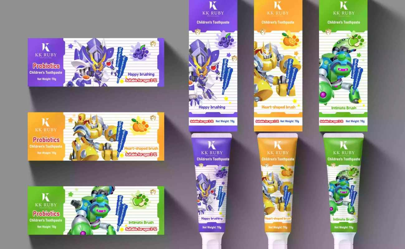 kids toothpaste manufacturer China, probiotic kids toothpaste OEM