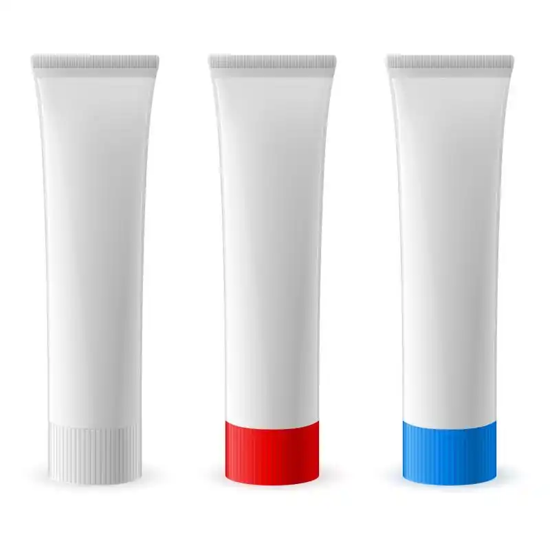 Variety of custom private label toothpaste formulas including whitening, sensitive, herbal, and fluoride-free options from top manufacturers