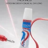 Close-up of OEM private-label Fire-Clearing whitening toothpaste tube manufactured by the producer, featuring a hydroxyapatite formula Close-up of OEM private-label Fire-Clearing whitening toothpaste tube manufactured by the producer, featuring a hydroxyapatite formula
