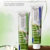 Close-up of OEM teeth whitening and stain removal toothpaste tube with hydroxyapatite and pearl powder ingredients – private label manufacturer Guangzhou China Close-up of OEM teeth whitening and stain removal toothpaste tube with hydroxyapatite and pearl powder ingredients – private label manufacturer Guangzhou China