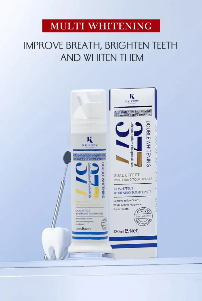 Customizable private label gum care whitening toothpaste packaging Customizable private label gum care whitening toothpaste packaging