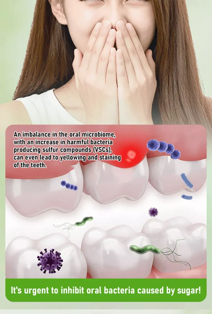 Different flavors of probiotic mouth spray (Mint, Camellia, Peach) Different flavors of probiotic mouth spray (Mint, Camellia, Peach)