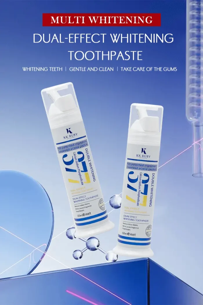 Gum Care Whitening Toothpaste with Natural Chinese Herbal Extracts, gently whitens and soothes gums Gum Care Whitening Toothpaste with Natural Chinese Herbal Extracts, gently whitens and soothes gums