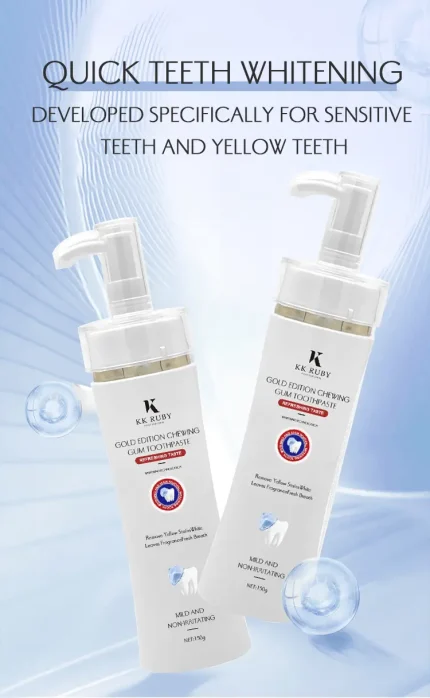 OEM Anti-Sensitivity Whitening Toothpaste with natural mint flavor in eco-friendly packaging OEM Anti-Sensitivity Whitening Toothpaste with natural mint flavor in eco-friendly packaging
