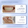 User applying hydroxyapatite whitening toothpaste for fresh breath and stain reduction – private label OEM toothpaste made in Guangzhou