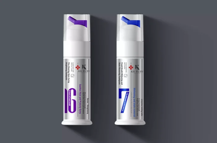Wholesale stain-removing toothpaste box and tube set for private label Wholesale stain-removing toothpaste box and tube set for private label