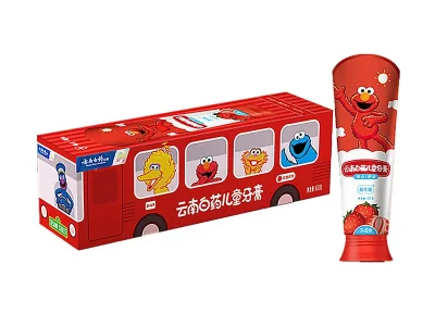 All'ingrosso kids dentifricio di produzione, linea di produzione di mostrare OEM fabbrica di riempimento e di sigillatura colorate confezioni di dentifricio per private label le marche