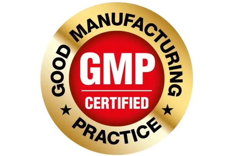Private label toothpaste tubes being filled and packaged in a GMP certified factory clean room environment
