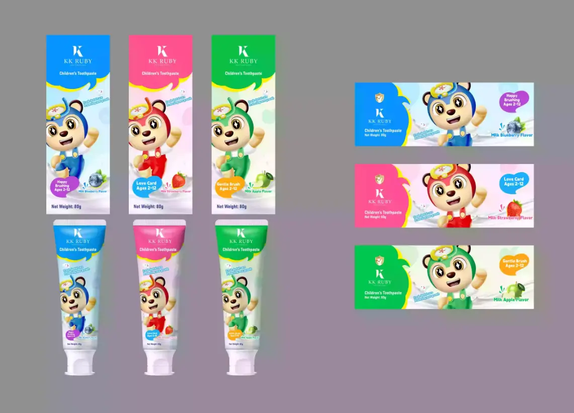 Children's toothpaste developed for private label oral care brands