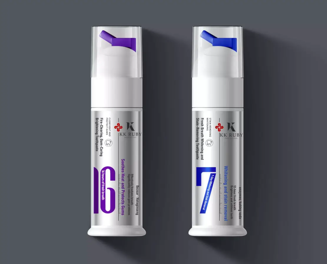 Fresh breath toothpaste developed for private label oral care brands