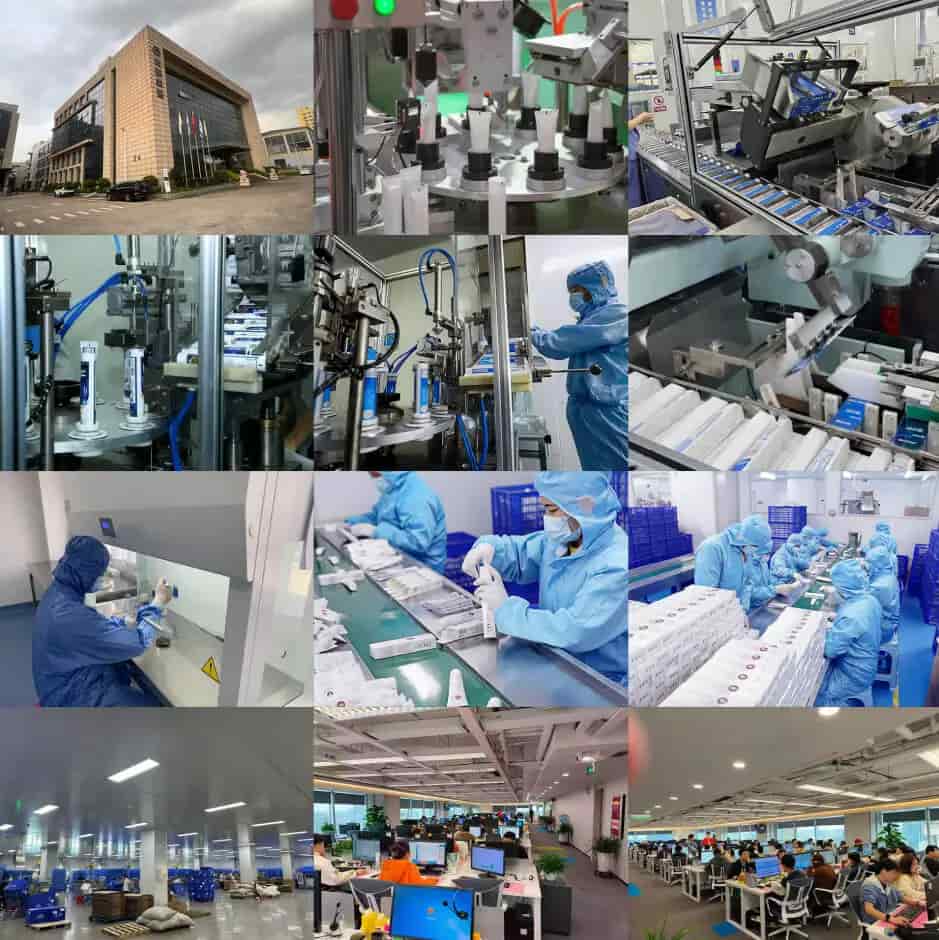 Toothpaste manufacturing base: factory buildings, production lines, cleanroom packing and office teams
